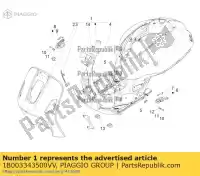 1B003343500VV, Piaggio Group, karosserie vespa gts t e abs eu ie 125 150 300 4, Nouveau