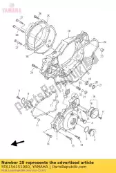 Tutaj możesz zamówić pokrywa, generator od Yamaha , z numerem części 5TA154151000: