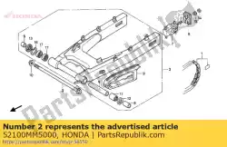 Aquí puede pedir conjunto de brazo, columpio de Honda , con el número de pieza 52100MM5000: