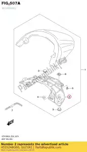 Suzuki 4555248G00 onderkant, stoel tai - Onderkant