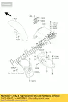 140241691, Kawasaki, capa, lâmpada de licença kawasaki el eliminator b f d e el250 el250d el250e el252 250 252 , Novo