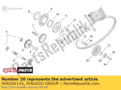 Tutaj możesz zamówić sta? E ko? O pasowe od Piaggio Group , z numerem części AP8206116: