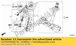 Aqui você pode pedir o colar, amortecedor de direção em Honda , com o número da peça 53782MENA70: