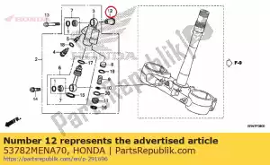 Honda 53782MENA70 colar, amortecedor de direção - Lado inferior
