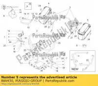 886930, Piaggio Group, lh maleta moto-guzzi stelvio zgulze00, zgulzg00, zgulzu01 1200 2011 2016 2017, Nuevo