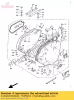 41R284360000, Yamaha, bracket 2 yamaha xvz xvztd venture royal 1300 12, New