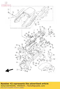 yamaha 5EA216640000 wire, 2 - Bottom side