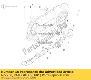 Piaggio Group 672258 tubo flessibile - Il fondo