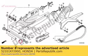 Honda 52101KYJ900 ?ruba, przegub wahacza - Dół