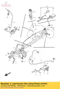 yamaha 2CR2216F0000 hak - Dół