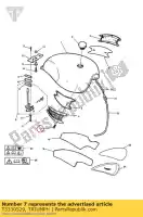 T3330529, Triumph, tornillo levantado c'sunk trx triumph adventurer > 71698 adventurer 71699 > america carbs bonneville & bonneville t100 carbs legend tt scrambler carb speedmaster carbs thruxton 900 thruxton 900 carbs thunderbird thunderbird sport 790 844 865 885 900 1995 1996 1997 1998 1999 , Nuevo