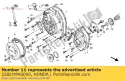 Here you can order the receiver,clutch c from Honda, with part number 22821MAS000: