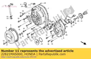 Honda 22821MAS000 ontvanger, koppeling c - Onderkant
