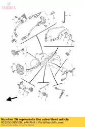 Ici, vous pouvez commander le boulon, à base de rondelle auprès de Yamaha , avec le numéro de pièce 901050600900: