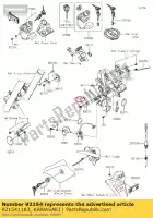 921541183, Kawasaki, boulon, à brides petites, 6x16 kawasaki d tracker 150 klx150bf klx230r klx230 230 , Nouveau