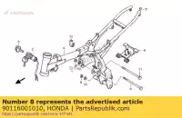 90116001010, Honda, boulon, rr. moteur sous honda (e) england belgium clm little cub (x) japan general export england australia france germany xr z k1 netherlands zb (j) 50 70 1950 1951 1952 1953 1954 1955 1956 1957 1958 1959 1960 1961 1962 1963 1964 1965 1966 1967 1968 1969 1970 1971 1972 1973 197, Nouveau