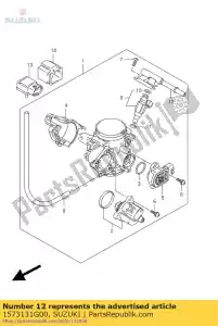suzuki 1573131G00 aanvoerleiding - Onderkant