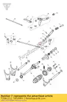 T2081212, Triumph, pivot assy gearchange triumph thunderbird thunderbird storm 1600 1700 2010 2011 2012 2013 2014, Novo