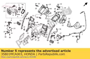 honda 35801MCA003 cubierta, lente - Lado inferior