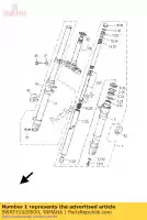 5WXF31020000, Yamaha, ensemble de fourche avant (l yamaha tzr 50 2005 2006 2007 2008 2009 2010 2011, Nouveau