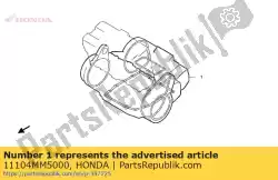 Aqui você pode pedir o junta, a. C. Gerador ch em Honda , com o número da peça 11104MM5000: