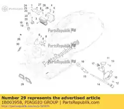 Qui puoi ordinare schutzst? K da Piaggio Group , con numero parte 1B003958: