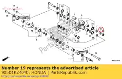 Tutaj możesz zamówić podk? Adka g? Adka 12mm od Honda , z numerem części 90501KZ4J40: