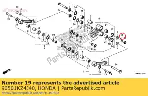 Honda 90501KZ4J40 podk?adka g?adka 12mm - Dół