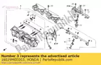 16029MEE003, Honda, juego de tornillos, parada honda cbr 600 2003 2004 2005 2006, Nuevo