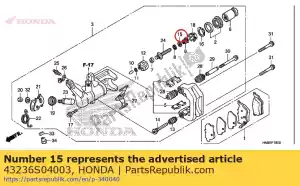 Honda 43236S04003 spacer - Bottom side