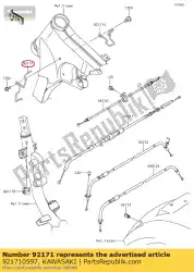 Here you can order the clamp,fr,lh vn900b6f from Kawasaki, with part number 921710597: