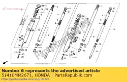 Tutaj możesz zamówić brak opisu w tej chwili od Honda , z numerem części 51410MM2671: