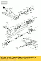 490300029, Kawasaki, hub, rr ksf450b8f kawasaki kfx 450 2008 2009 2010 2011 2012 2013 2014, Nowy