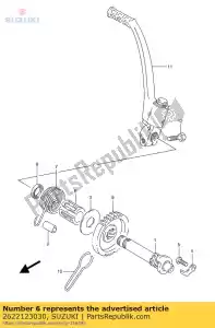 Suzuki 2622123030 guía, primavera - Lado inferior