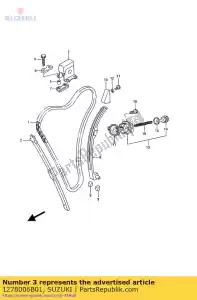 Suzuki 1278006B01 spanring ketting - Onderkant