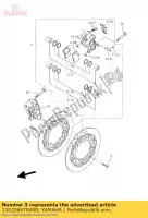 13S2580T0000, Yamaha, étrier (gauche) yamaha yzf r 600 2006 2007 2008 2009 2010 2011 2012 2013 2014 2016, Nouveau