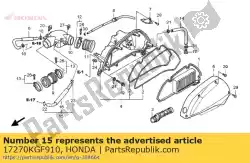 tube comp, luchtopening van Honda, met onderdeel nummer 17270KGF910, bestel je hier online: