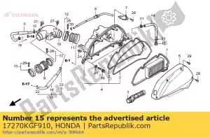 Honda 17270KGF910 comp tubo, operação aérea - Lado inferior