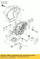 230070077, Kawasaki, lente-comp, farol kle650a7f kawasaki kle 650 2007 2008 2009, Novo