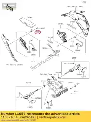 Here you can order the 01 bracket from Kawasaki, with part number 110571614: