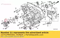 23751MN5000, Honda, support, palier d'arbre final honda  gl 1500 1800 1988 1989 1990 1991 1992 1993 1994 1995 1996 1997 1998 1999 2000 2001 2002 2003 2004 2005 2006 2007 2008 2009 2010 2012 2013 2017, Nouveau