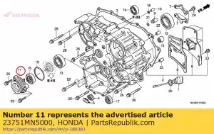 honda 23751MN5000 holder, final shaft bearing - Bottom side