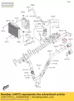 14073Y011, Kawasaki, 01 kanaal kawasaki kaf700 mule promx 700 , Nieuw