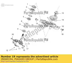 Aqui você pode pedir o sluitring em Piaggio Group , com o número da peça 2R000194: