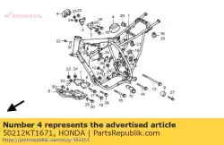 Ici, vous pouvez commander le caoutchouc, l. Tank gua auprès de Honda , avec le numéro de pièce 50212KT1671: