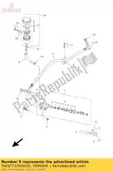 Ici, vous pouvez commander le tige de frein assy auprès de Yamaha , avec le numéro de pièce 5WXF72300000: