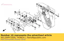 Tutaj możesz zamówić ? Ruba, ko? Nierz, 10x45 od Honda , z numerem części 90126MY1000: