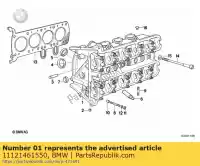 11121461550, BMW, cilinderkop bmw  1000 1100 1989 1990 1991 1992 1993 1994 1995 1996 1997, Nieuw