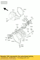 220AA0520, Kawasaki, vite-pan-cross kawasaki kx  b zx6r ninja g gpz h zx9r d j e c f gpz305 belt drive kx60 zx 6r 9r 60 600 305 900 , Nuovo