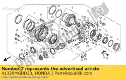 Tutaj możesz zamówić pokrywa sub assy., final ge od Honda , z numerem części 41320MGHD20: